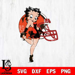 Cleveland Browns Betty Boop Girl Fan Svg Eps Dxf Png File, Digital Download, Instant Download