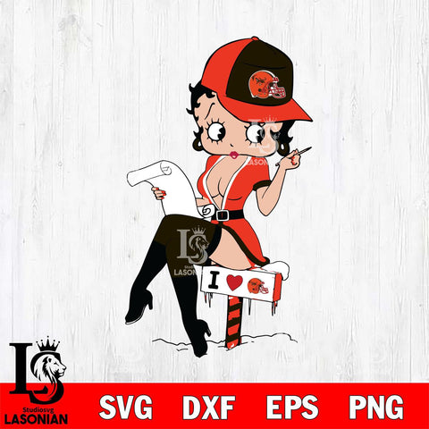 Cleveland Browns Betty Boop Sexy Fan Svg Eps Dxf Png File, Digital Download, Instant Download