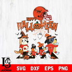 Cleveland Browns Bluey Halloween Family Svg Eps Dxf Png File, Digital Download, Instant Download