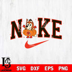 Cleveland Browns Bluey Halloween Nike Nfl Svg Eps Dxf Png File, Digital Download, Instant Download