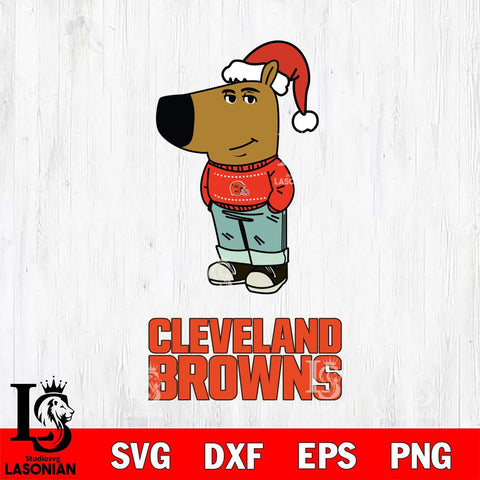 Cleveland Browns Chill Guy Christmas Svg Eps Dxf Png File,NFL Svg Files,Christmas svg ,Digital Download ,Instant Download