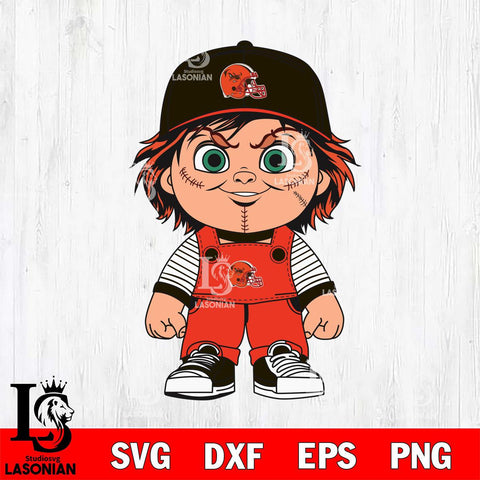 Cleveland Browns Chucky Horror Svg Eps Dxf Png File, NFL svg, Digital Download, Instant Download