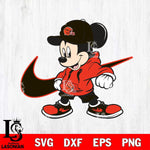 Cleveland Browns Cool Mickey Mouse Svg Eps Dxf Png File, Digital Download, Instant Download