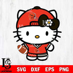 Cleveland Browns Cute Hello Kitty Football 10 Svg Eps Dxf Png File, NFL svg, Digital Download, Instant Download