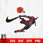 Cleveland Browns Deadpool Nike Svg Eps Dxf Png File, Digital Download, Instant Download