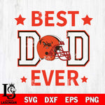 Cleveland Browns Father Day Best Dad Ever Svg Eps Dxf Png File, Digital Download, Instant Download