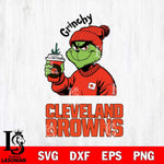 Cleveland Browns Grinchy Bougie Christmas Svg Eps Dxf Png File,Cricut svg files, Digital Download, Instant Download