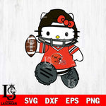 Cleveland Browns Hello Kitty sport Svg Eps Dxf Png File, Digital Download, Instant Download