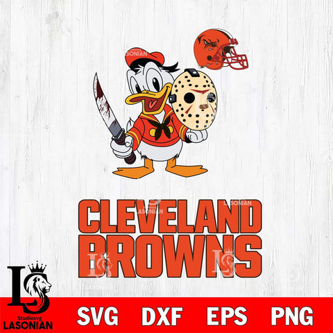 Cleveland Browns Jason Voorhees 12 Svg Eps Dxf Png File, Digital Download