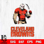 Cleveland Browns Jason Voorhees Svg Eps Dxf Png File, Digital Download