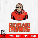 Cleveland Browns Jason Voorhees 4 Svg Eps Dxf Png File, Digital Download