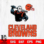 Cleveland Browns Jason Voorhees 5 Svg Eps Dxf Png File, Digital Download