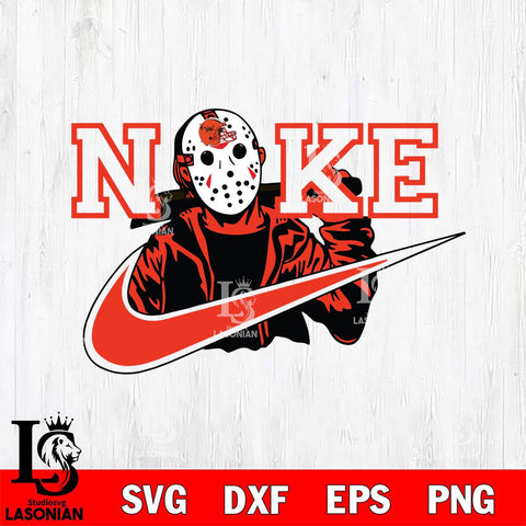 Cleveland Browns Jason Voorhees Nike Svg Eps Dxf Png File, Digital Download, Instant Download