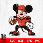 Cleveland Browns Mickey Mouse Svg Eps Dxf Png File, Digital Download, Instant Download