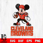 Cleveland Browns Mikey Mouse Disney, Svg Eps Dxf Png File, Digital Download