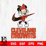 Cleveland Browns Minnie Mouse Dancing NIKE, Svg Eps Dxf Png File, Digital Download