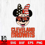 Cleveland Browns Minnie Mouse Love 2, Svg Eps Dxf Png File, Digital Download