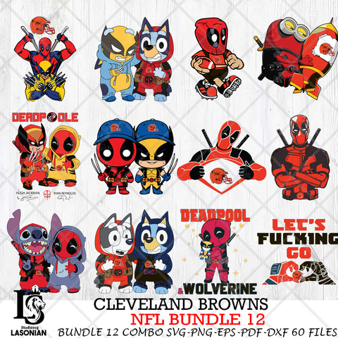 Cleveland Browns NFL Bundle 12 Svg Eps Dxf Png File, Digital Download, Instant Download