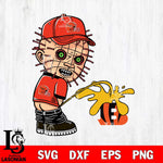 Cleveland Browns Pinhead Piss On Cincinnati Bengals Svg Eps Dxf Png File, Digital Download, Instant Download