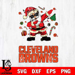 Cleveland Browns Santa Claus Football Svg Eps Dxf Png File,NFL Svg Files,Digital Download,Sublimation,Instant Download