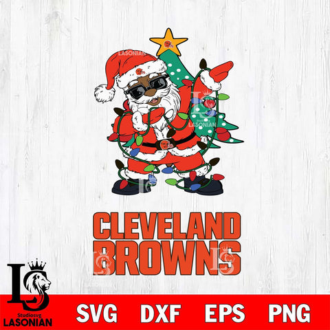 Cleveland Browns Santa Claus Ugly Christmas Svg Eps Dxf Png File,NFL Svg Files,Digital Download,Sublimation,Instant Download