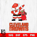 Cleveland Browns Santa Dabbing Christmas Svg Eps Dxf Png File,NFL Svg Files,Digital Download,Sublimation,Instant Download