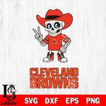 Cleveland Browns Skeleton Football 2 Svg Eps Dxf Png File, Digital Download