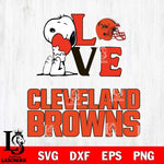 Cleveland Browns Snoopy Sport 10 Svg Eps Dxf Png File, NFL svg, Digital Download, Instant Download