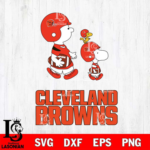 Cleveland Browns Snoopy Sport Svg Eps Dxf Png File, NFL svg, Digital Download, Instant Download