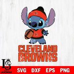 Cleveland Browns Stitch Disney, Svg Eps Dxf Png File, Digital Download