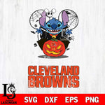 Cleveland Browns Stitch Horror Halloween Svg Eps Dxf Png File, Digital Download, Instant Download