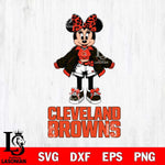 Cleveland Browns Style Minnie Disney Svg Eps Dxf Png File, Digital Download, Instant Download