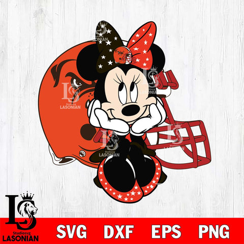 Cleveland Browns mickey christmas 9 Svg Eps Dxf Png File, Digital Download, Instant Download