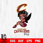 Cleveland Cavaliers Beauty Black Fairy Betty Boop