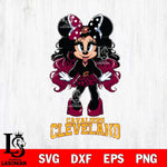 Cleveland Cavaliers Beauty Minnie Mouse Svg Eps Dxf Png File, Digital Download, Instant Download