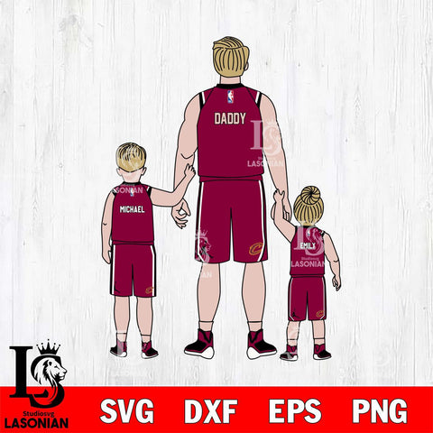 Cleveland Cavaliers Best Dad Ever , NBA Basketball ,Father day Svg Eps Dxf Png File, Digital Download, Instant Download