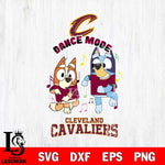 Cleveland Cavaliers Bluey Bingo Svg Eps Dxf Png File, NBA svg, Digital Download, Instant Download