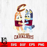 Cleveland Cavaliers Bluey Chilli Dance Svg Eps Dxf Png File, Digital Download, Instant Download