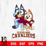 Cleveland Cavaliers Bluey Chilli Dance Mode Svg Eps Dxf Png File, Digital Download, Instant Download