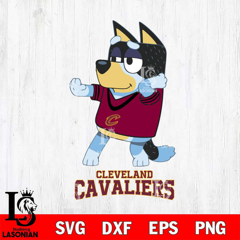 Cleveland Cavaliers Bluey Dad Dance Svg Eps Dxf Png File, Digital Download, Instant Download