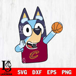 Cleveland Cavaliers Bluey sport Svg Eps Dxf Png File, Digital Download, Instant Download