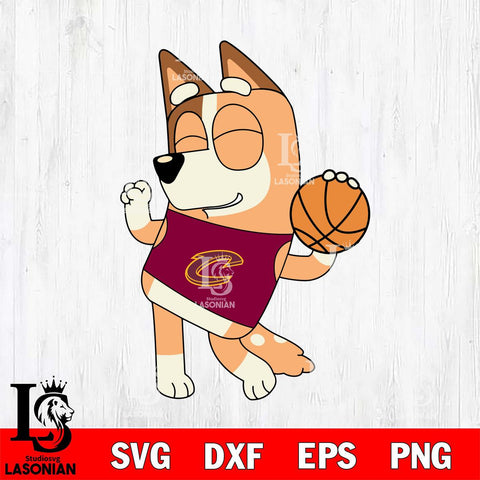 Cleveland Cavaliers Chilli bluey sport Svg Eps Dxf Png File, Digital Download, Instant Download