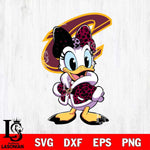 Cleveland Cavaliers Fancy Daisy Duck Disney Svg Eps Dxf Png File, Digital Download, Instant Download