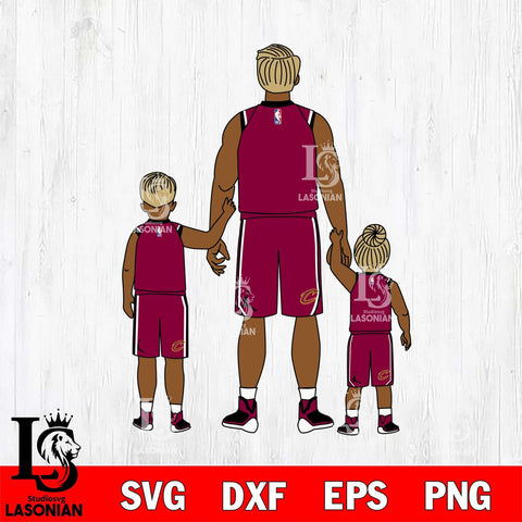 Cleveland Cavaliers Father day , Best Dad Ever , NBA Basketball Svg Eps Dxf Png File, Digital Download, Instant Download