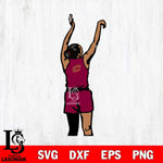 Cleveland Cavaliers Girl Basketball Svg Eps Dxf Png File, Digital Download, Instant Download