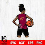 Cleveland Cavaliers Girls sport 10 Svg Eps Dxf Png File, Digital Download, Instant Download