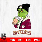 Cleveland Cavaliers Grinch Bougie Football Svg Eps Dxf Png File, Digital Download, Instant Download