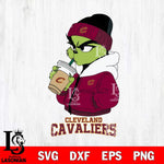 Cleveland Cavaliers Grinch Bougie Sport Svg Eps Dxf Png File, Digital Download, Instant Download