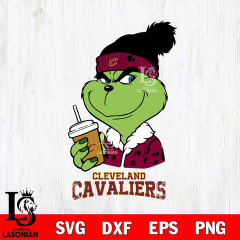 Cleveland Cavaliers Grinch hat Svg Eps Dxf Png File, Digital Download, Instant Download