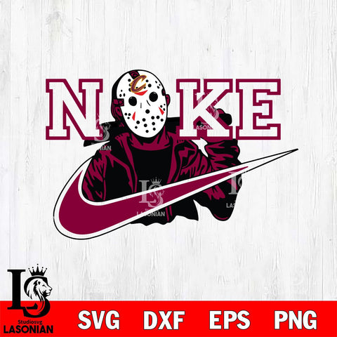 Cleveland Cavaliers Jason Voorhees Nike Svg Eps Dxf Png File, Digital Download, Instant Download